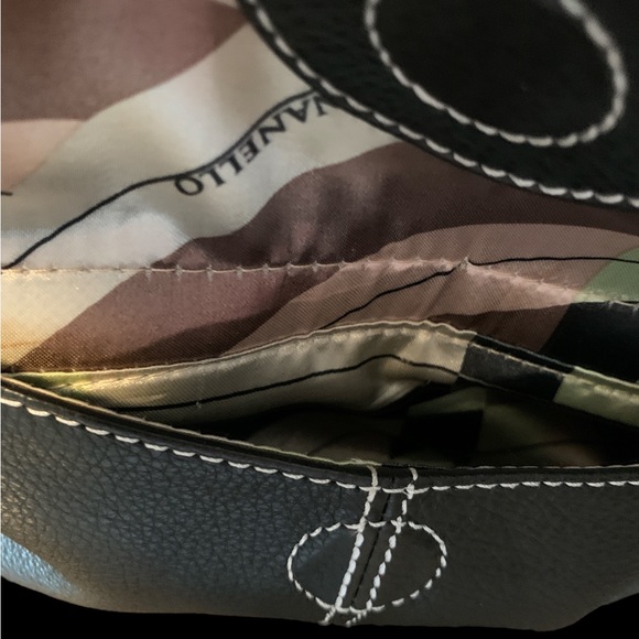 EUC Tigananello Black Leather/Silver hardware Shoulder Bag - Picture 7 of 7